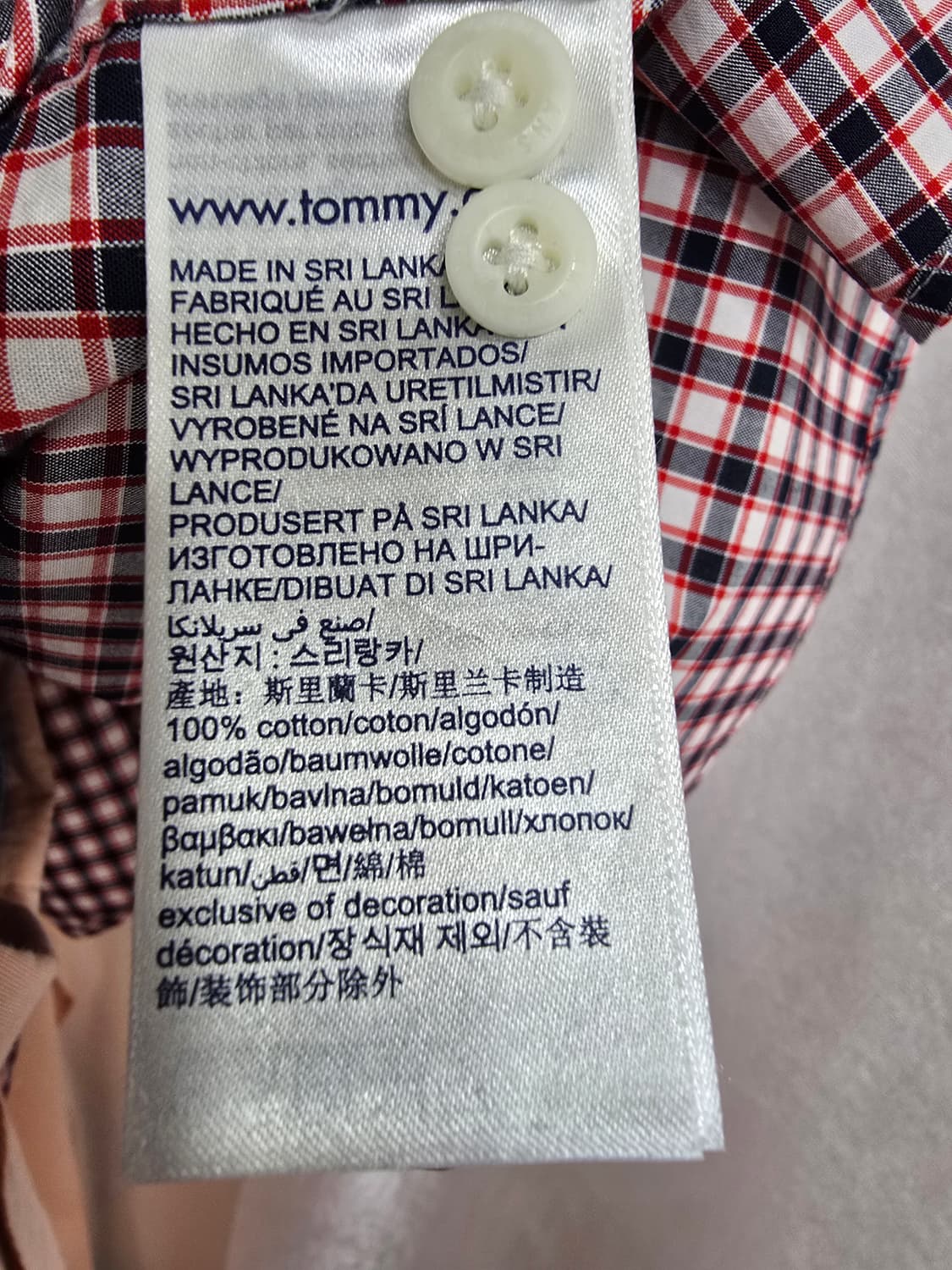 타미진스 레드 체크 남방 (1825) 상품이미지4