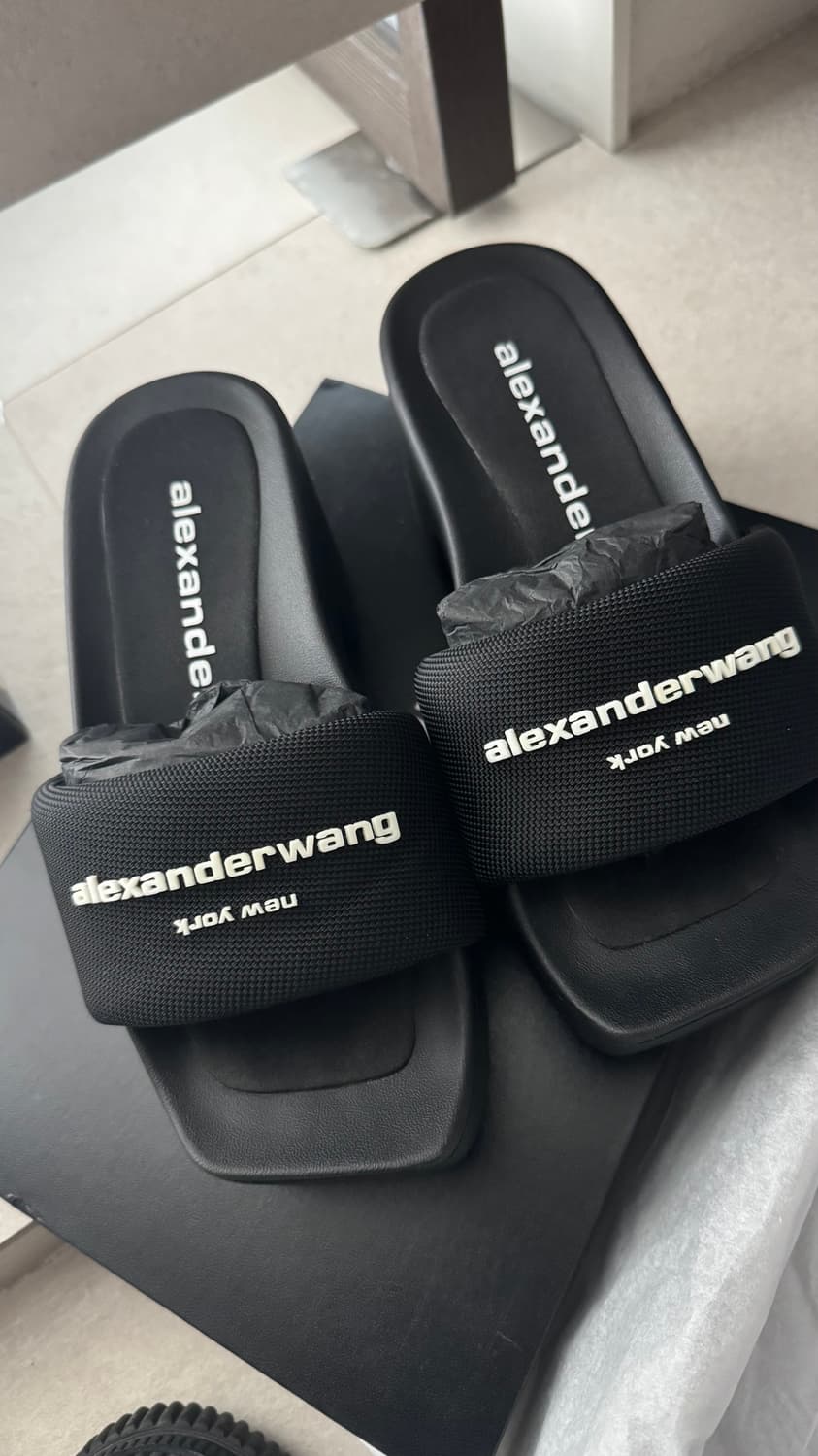 알렉산더왕 슬리퍼 1번실착 거의새상품 상품이미지1