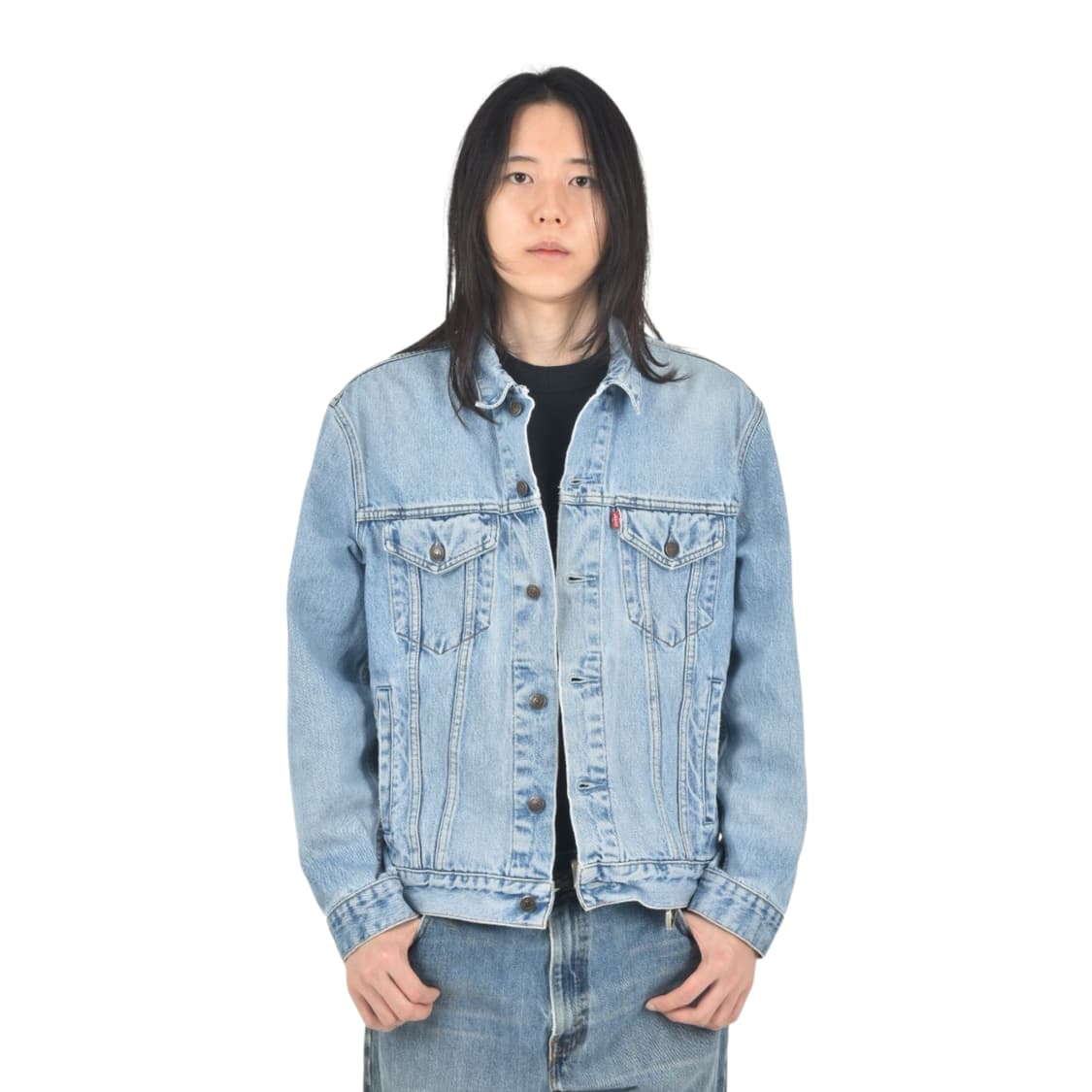 리바이스 데님 트러커 청자켓 유럽판 L N0299 상품이미지1