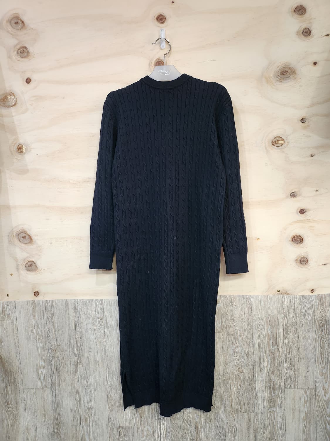 649) 꽈배기 니트 롱 원피스 상품이미지1