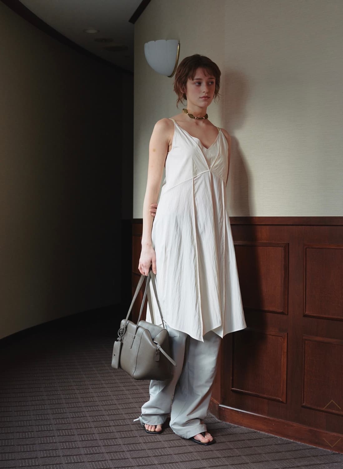 리본빛 amber shoulder bag 토프그레이 상품이미지3