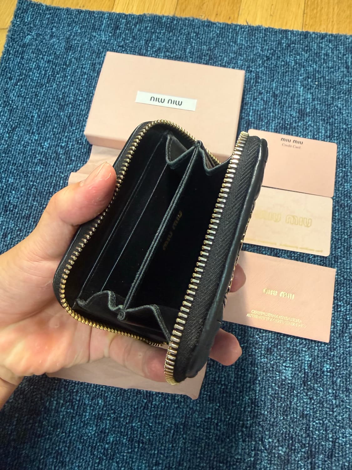 미우미우 동전 카드지갑 상품이미지4