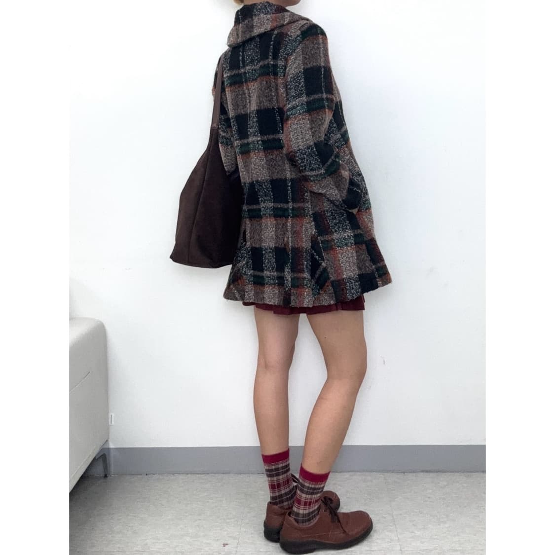 빈티지 울40% 코트 아우터 상품이미지3