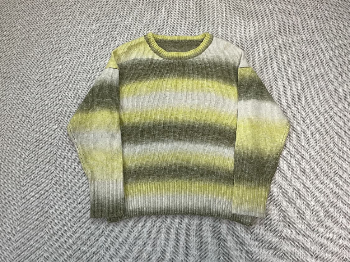 빈티지 그라데이션 니트  J03649 상품이미지1