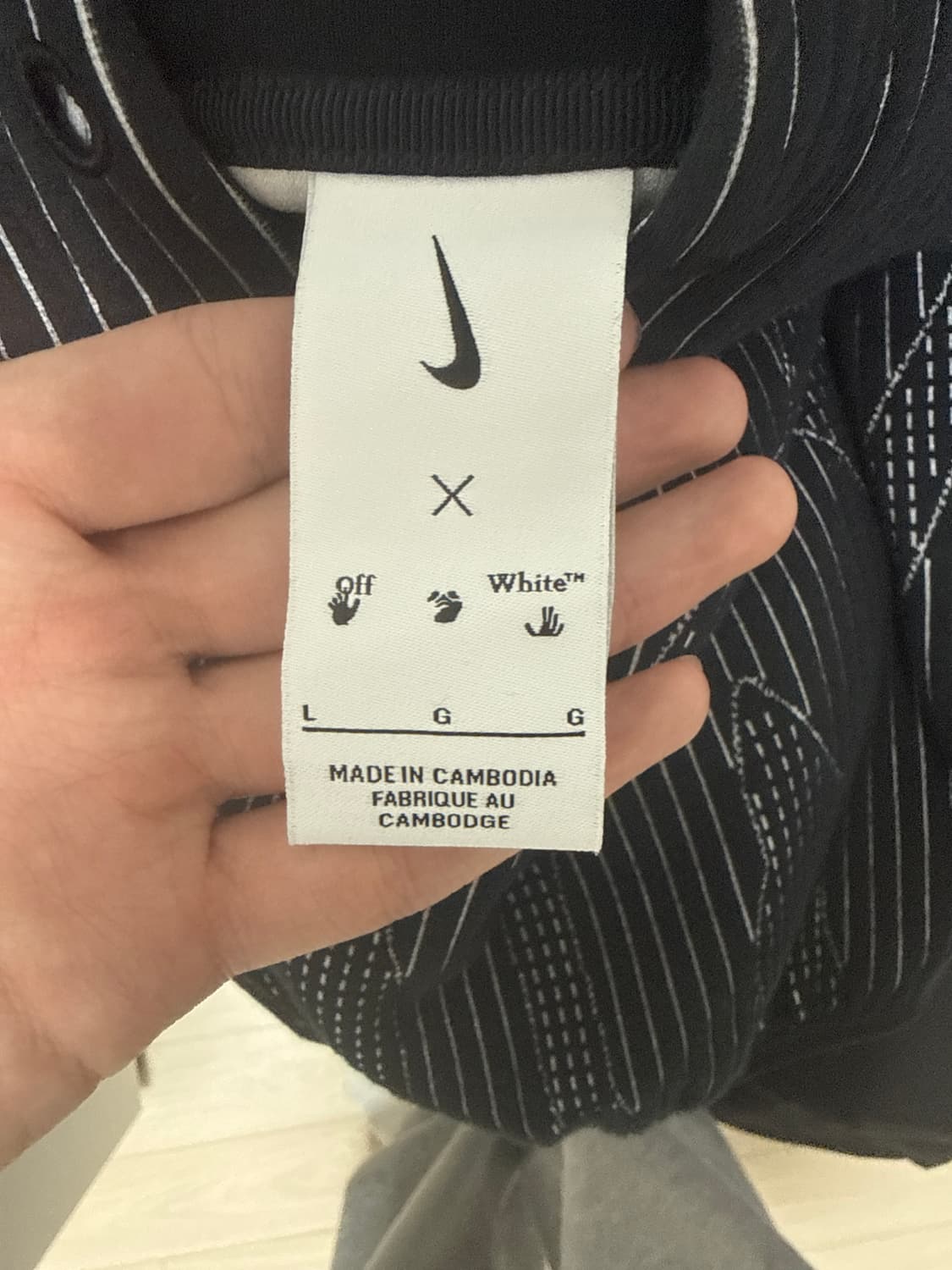 나이키 오프화이트 후드티 상품이미지2