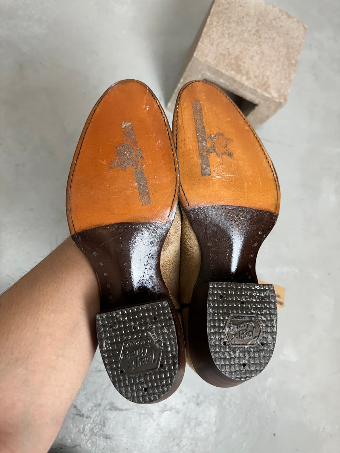 *데드스탁* 90's USA 토니라마 러프아웃 스웨이드 웨스턴 부츠 상품이미지7