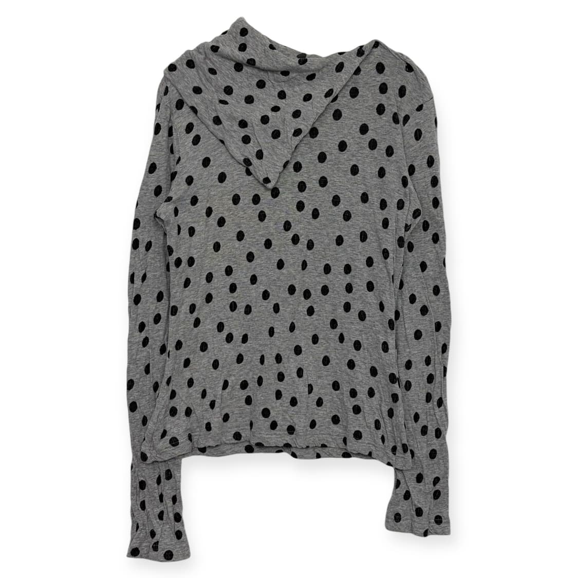 요지야마모토 도트 패턴 니트 티셔츠 상품이미지1