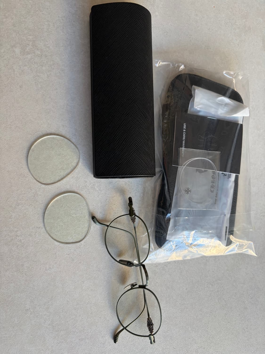 크롬하츠 바질릭토리안 3 안경 카키 상품이미지5