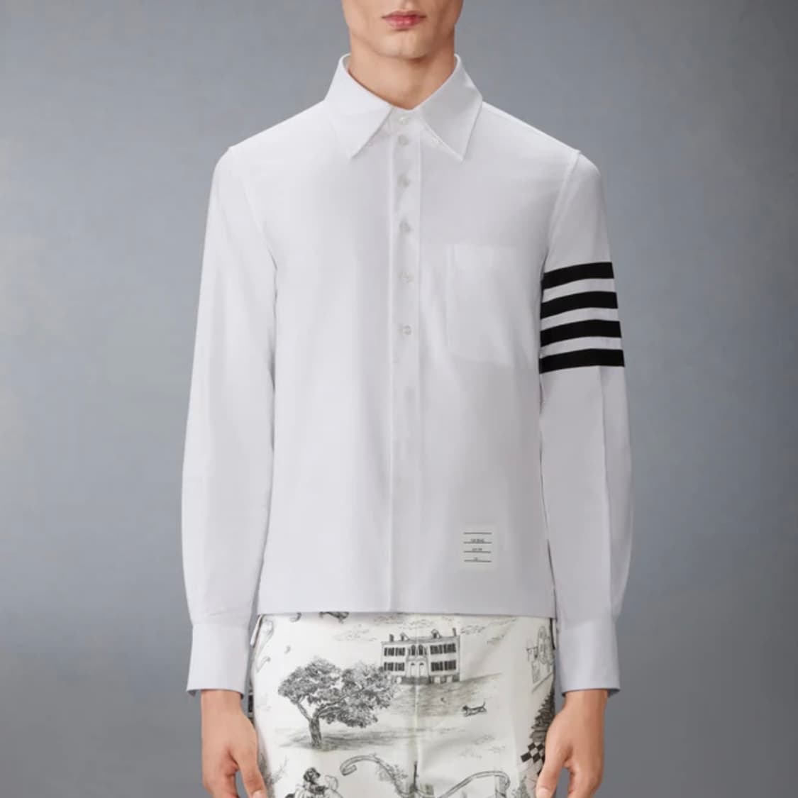 [B급/3] 톰브라운 사선완장 옥스포드 셔츠 화이트 상품이미지10