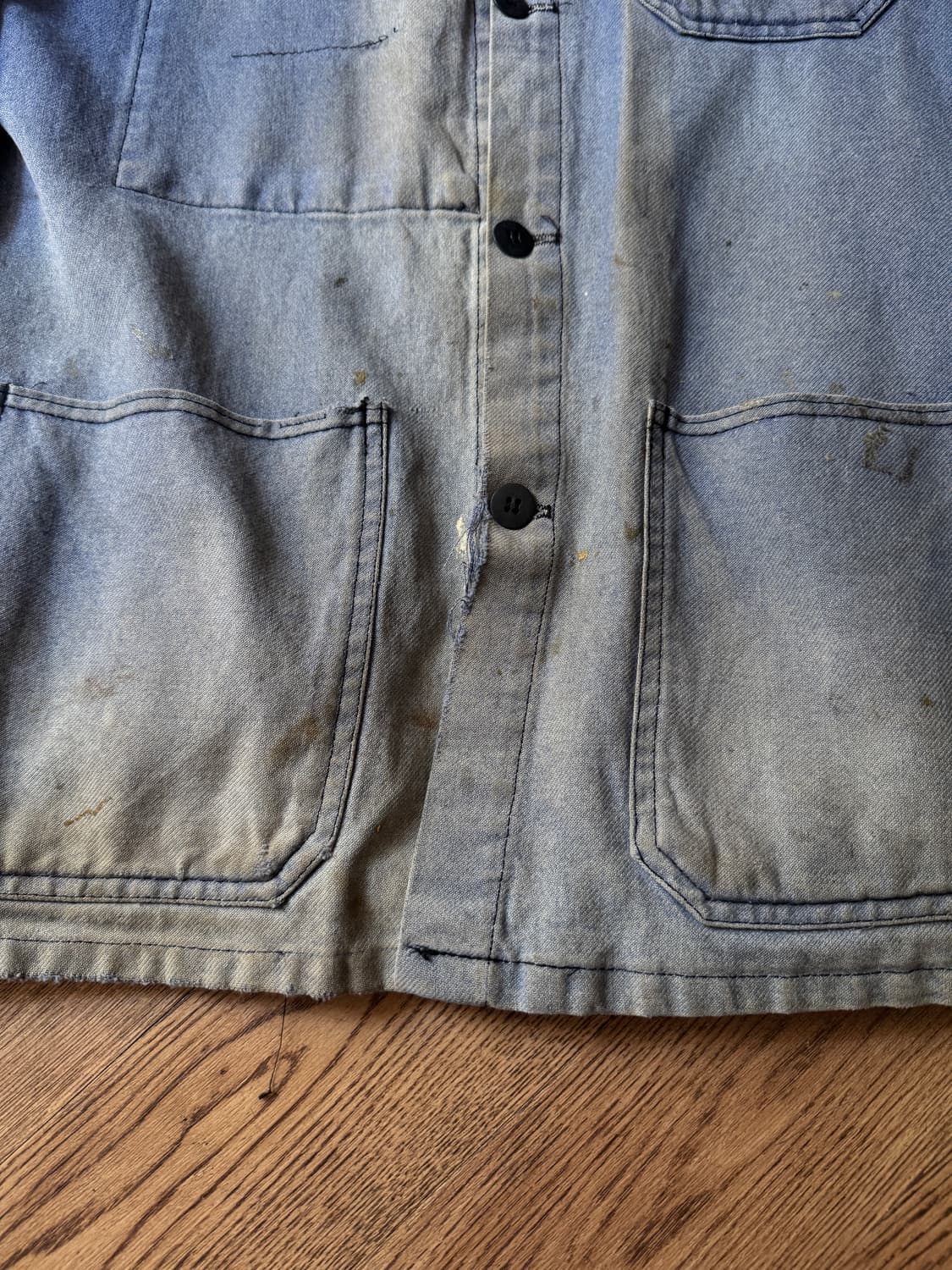 [M]빈티지 더티 썬페이딩 프렌치 워크자켓 상품이미지4