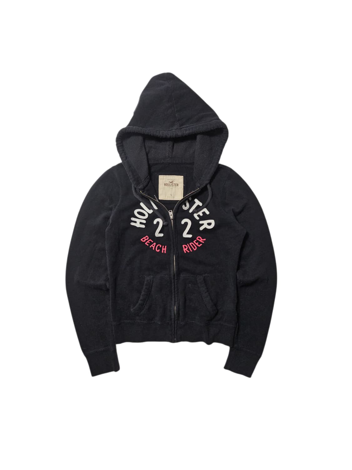 홀리스터 아치로고 딱붙핏 후드집업 S 상품이미지1