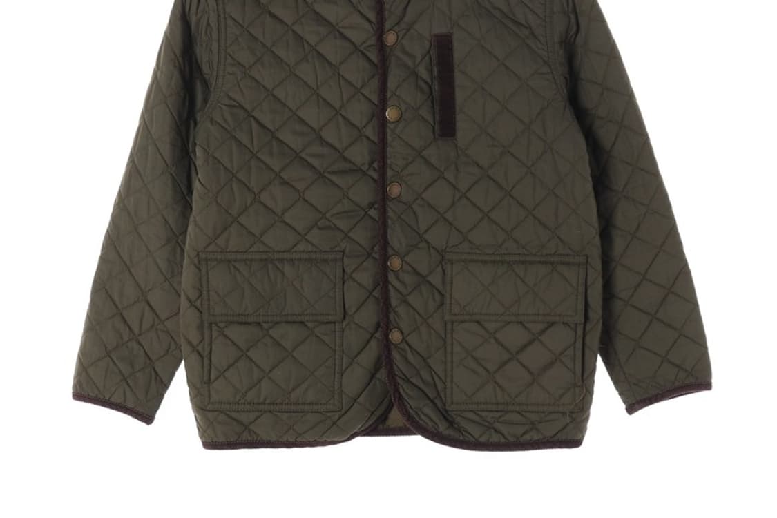 타미힐피거 키즈 클래식 퀼팅 자켓 올리브 (M 8-10) 상품이미지5