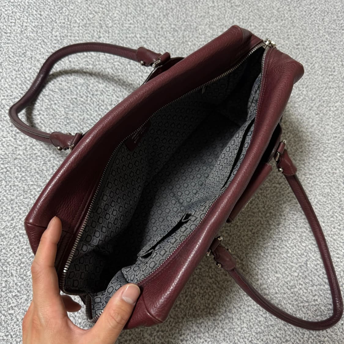 페레가모 간치니 숄더백 버건디 상품이미지7