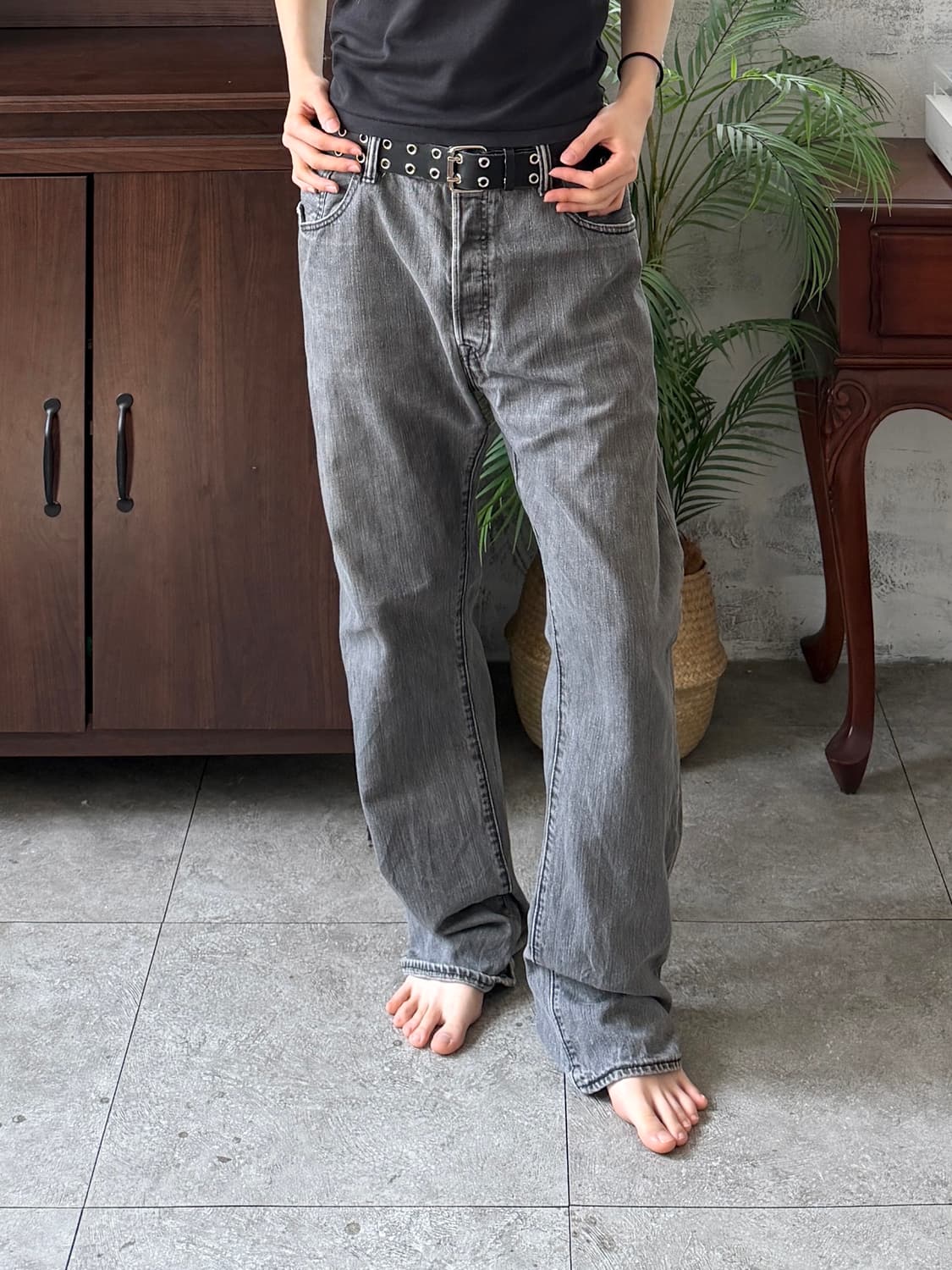 리바이스 501 흑청 상품이미지3