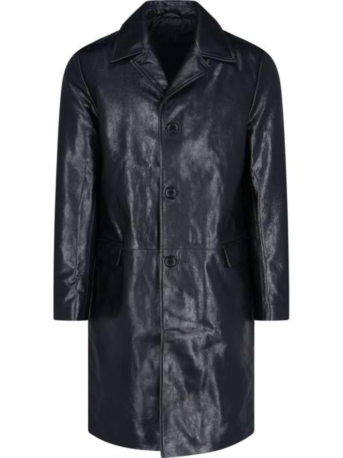 (구매) 선플라워 레더 코트 상품이미지1