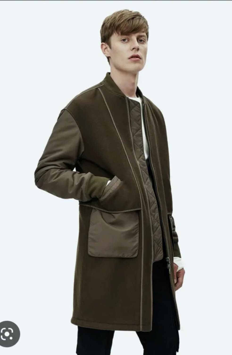 헬무트랭 오버사이즈봄버 마원 코트 L 상품이미지1
