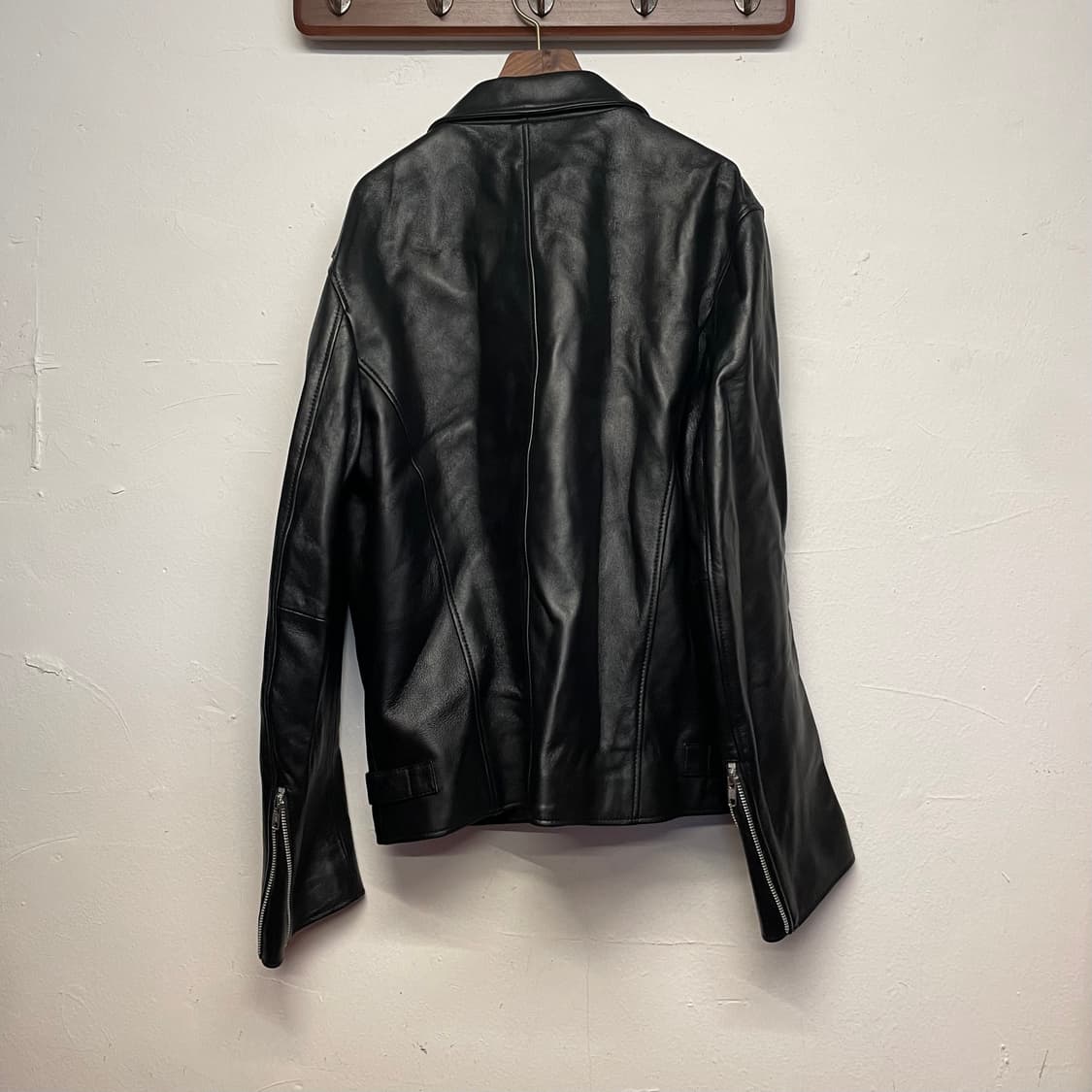 도프제이슨 램스킨 싱글 레더 자켓   상품이미지5