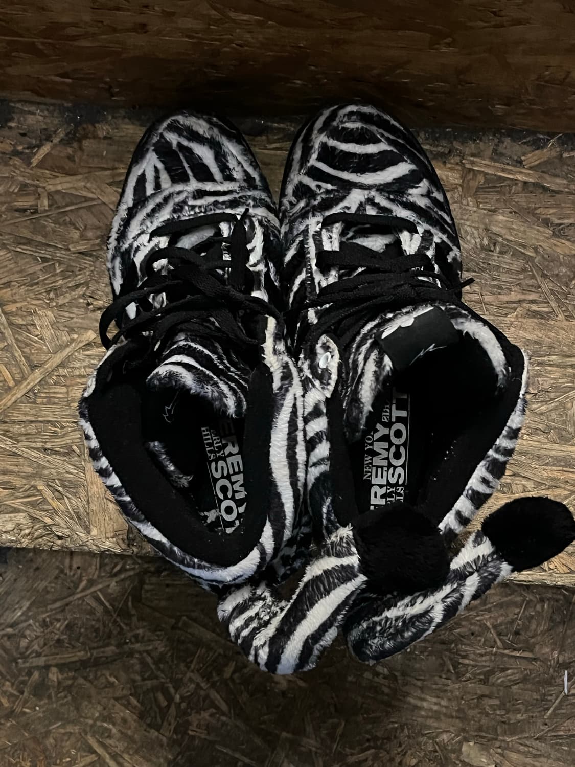 🦓 아디다스 x 제레미 스캇 JS ZEBRA 하이탑 265  상품이미지8