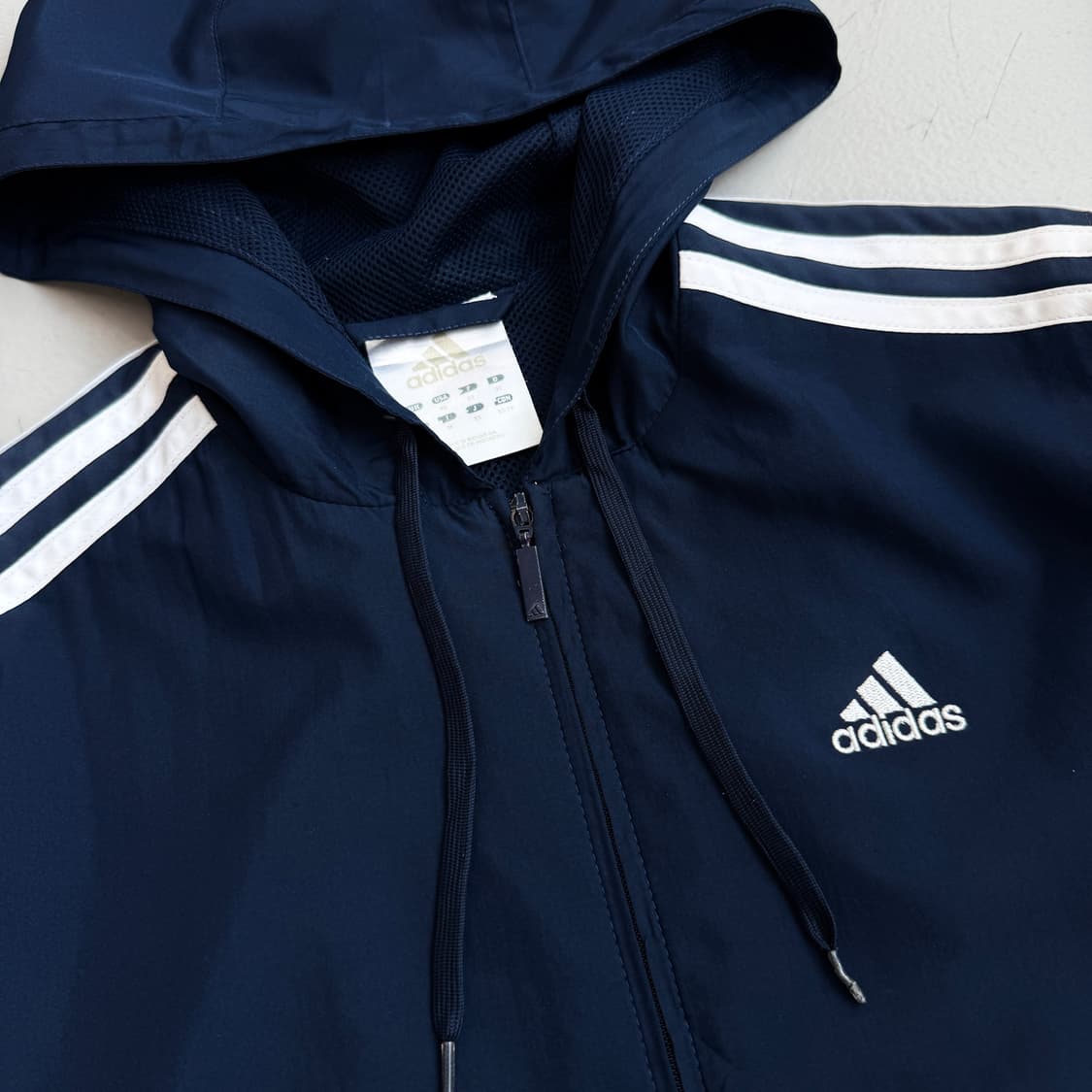 아디다스 삼선 올드스쿨 후드 바람막이 자켓 상품이미지3