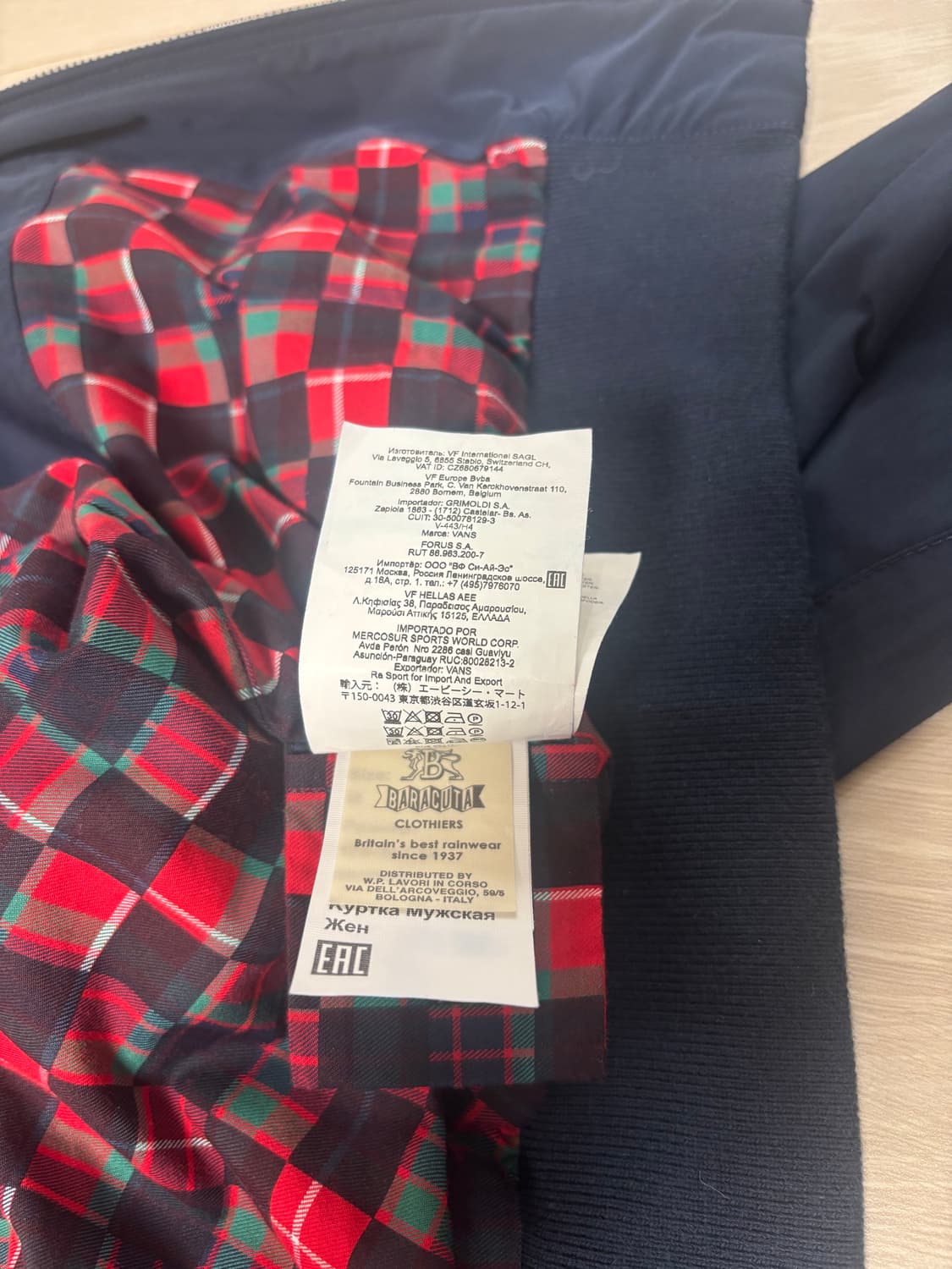 반스 X 바라쿠타 G9 자켓 상품이미지5