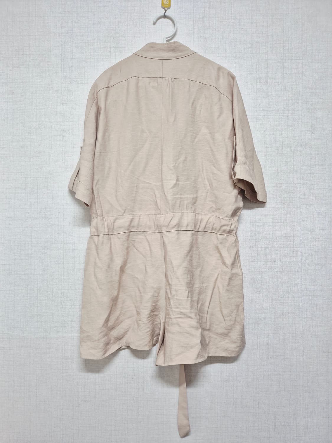 베이지 카라 점프수트 상품이미지2