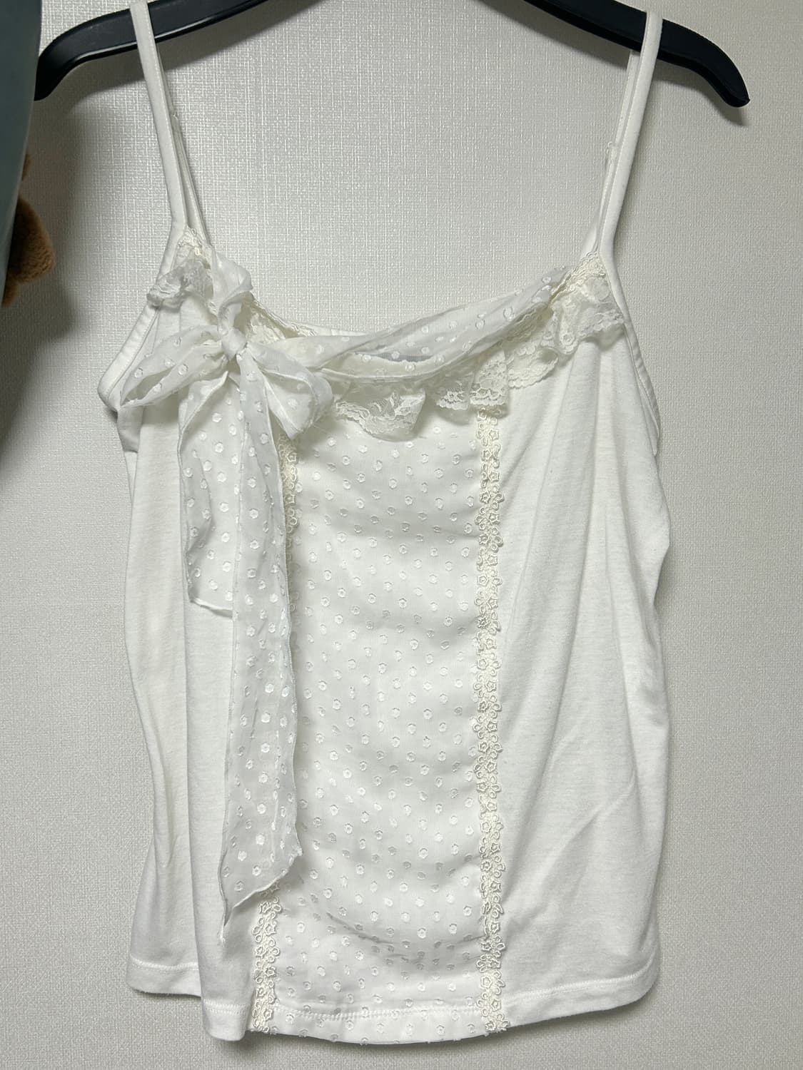 하니유빈티지 나시, 빈티지 슬리브리스, 도트 나시 상품이미지1