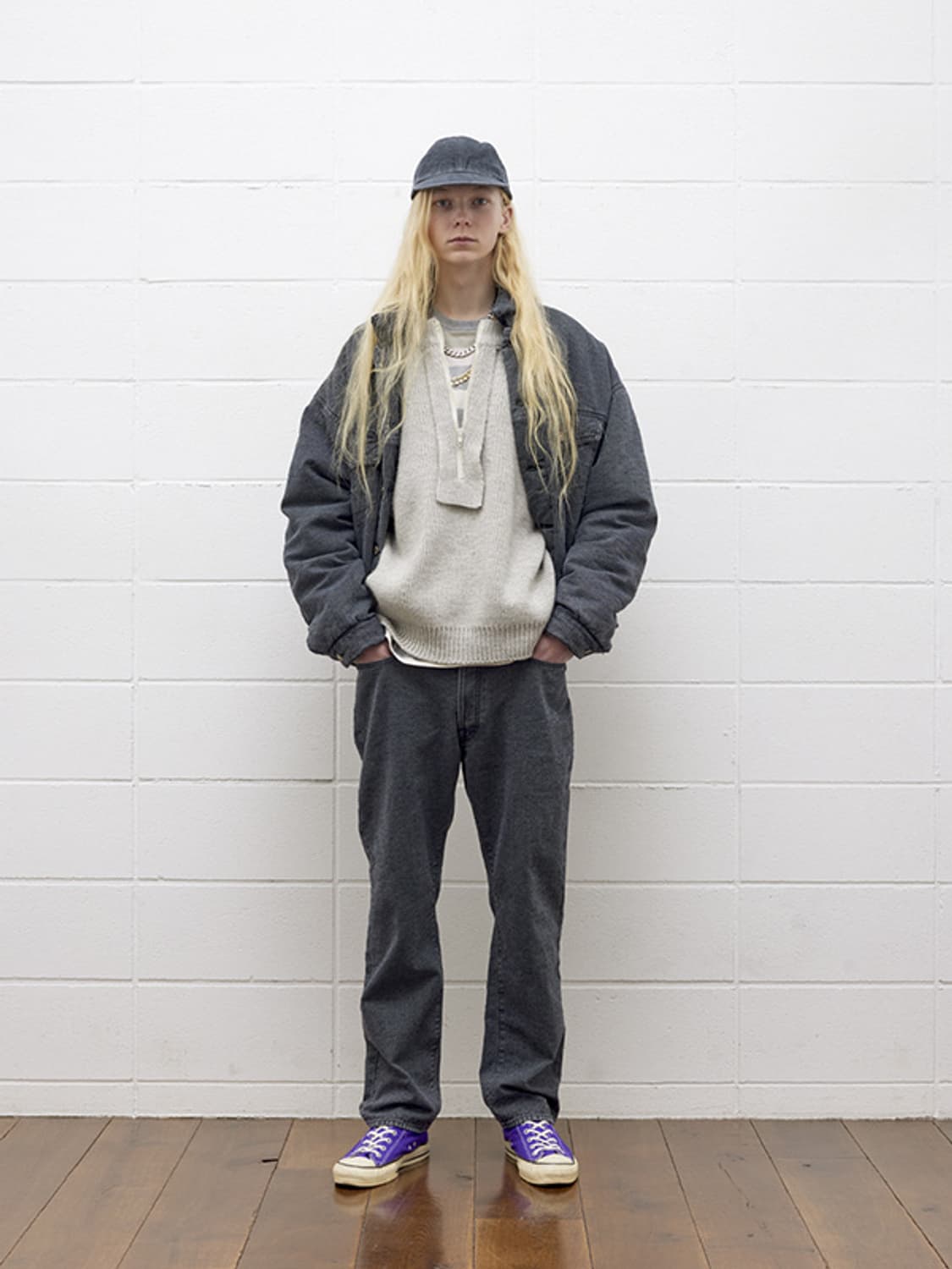 언유즈드 패디드 데님 트러커 자켓 3사이즈 상품이미지5