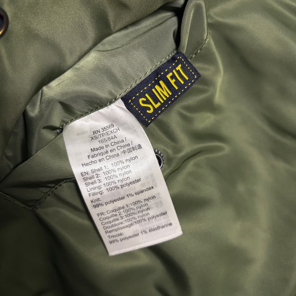 알파인더스트리 리버시블 MA-1 플라이트 자켓 상품이미지5