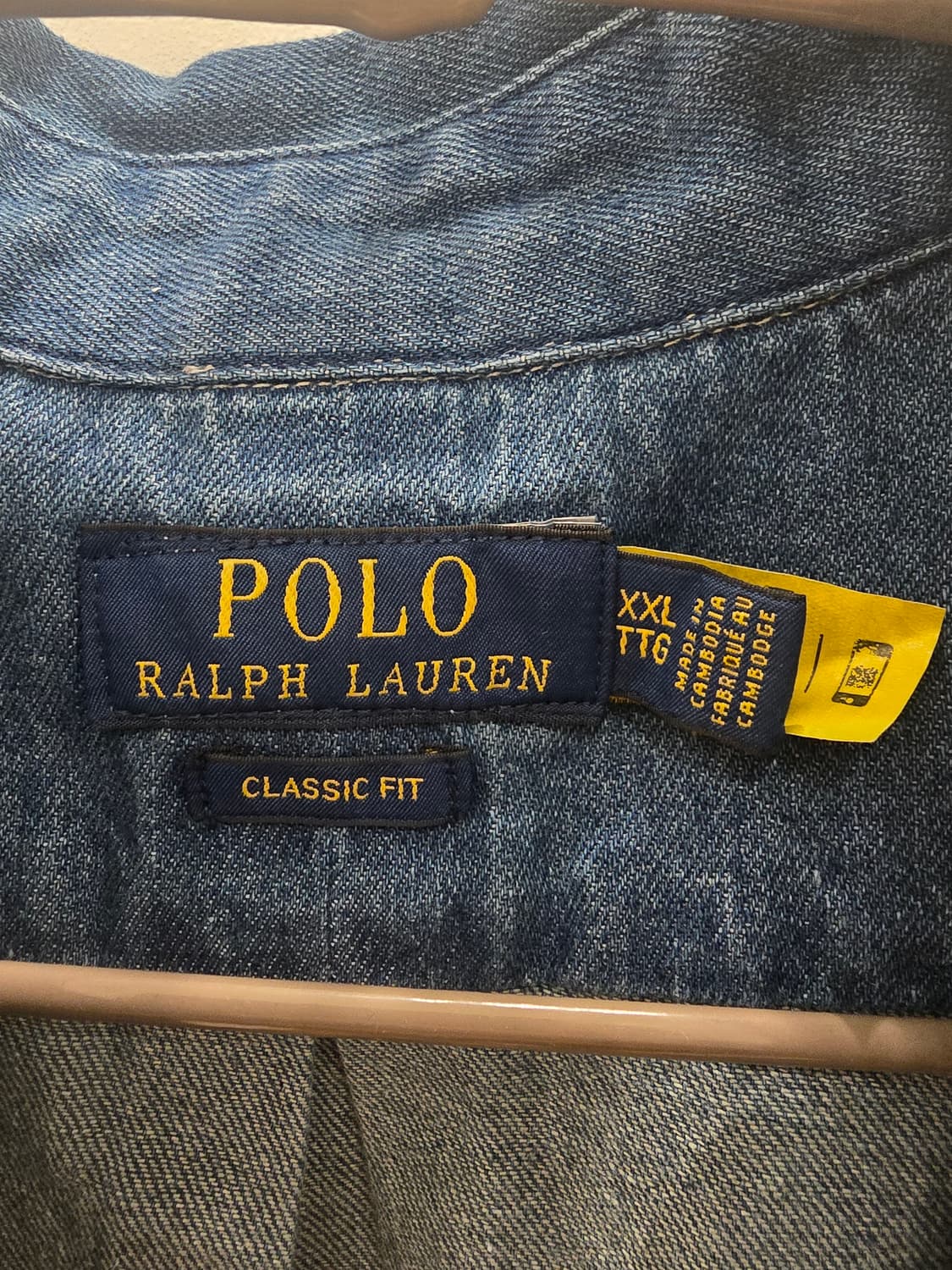 폴로 랄프로렌 데님셔츠 xxl 상품이미지2