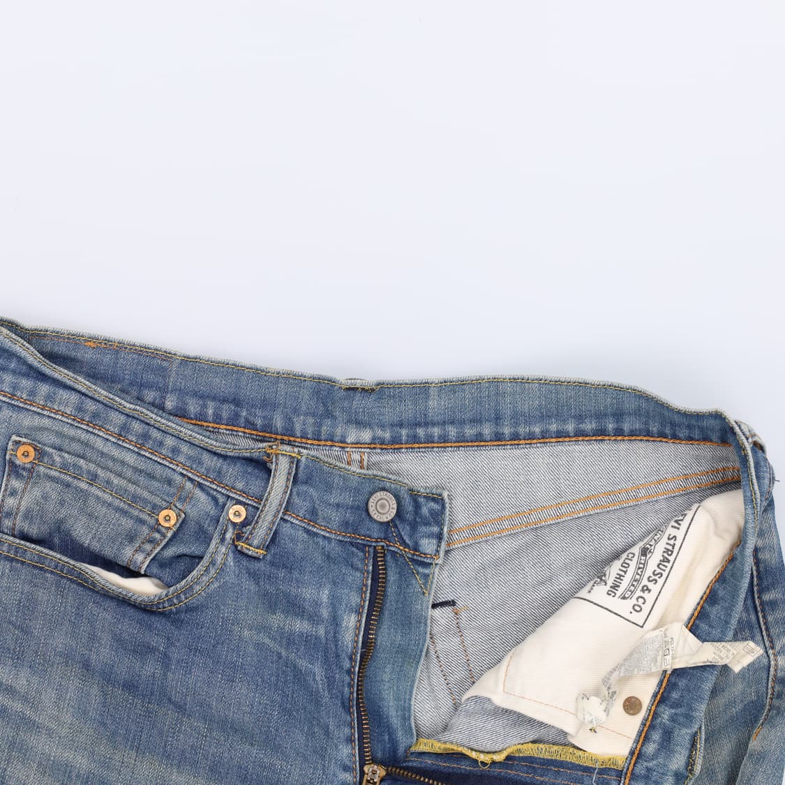 [W34 L33] 리바이스 511 워싱 데님팬츠 1211H2 상품이미지6