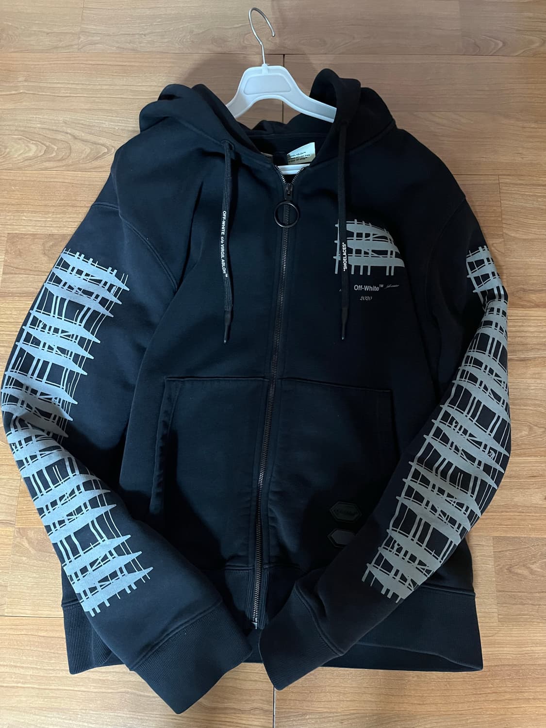 오프화이트 인더스트리얼 후드집업 L 상품이미지1