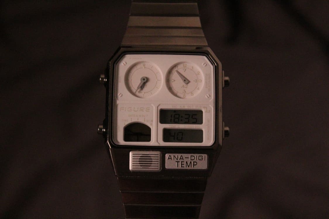 시티즌 X Tictac 아나디지템프 화이트 상품이미지2