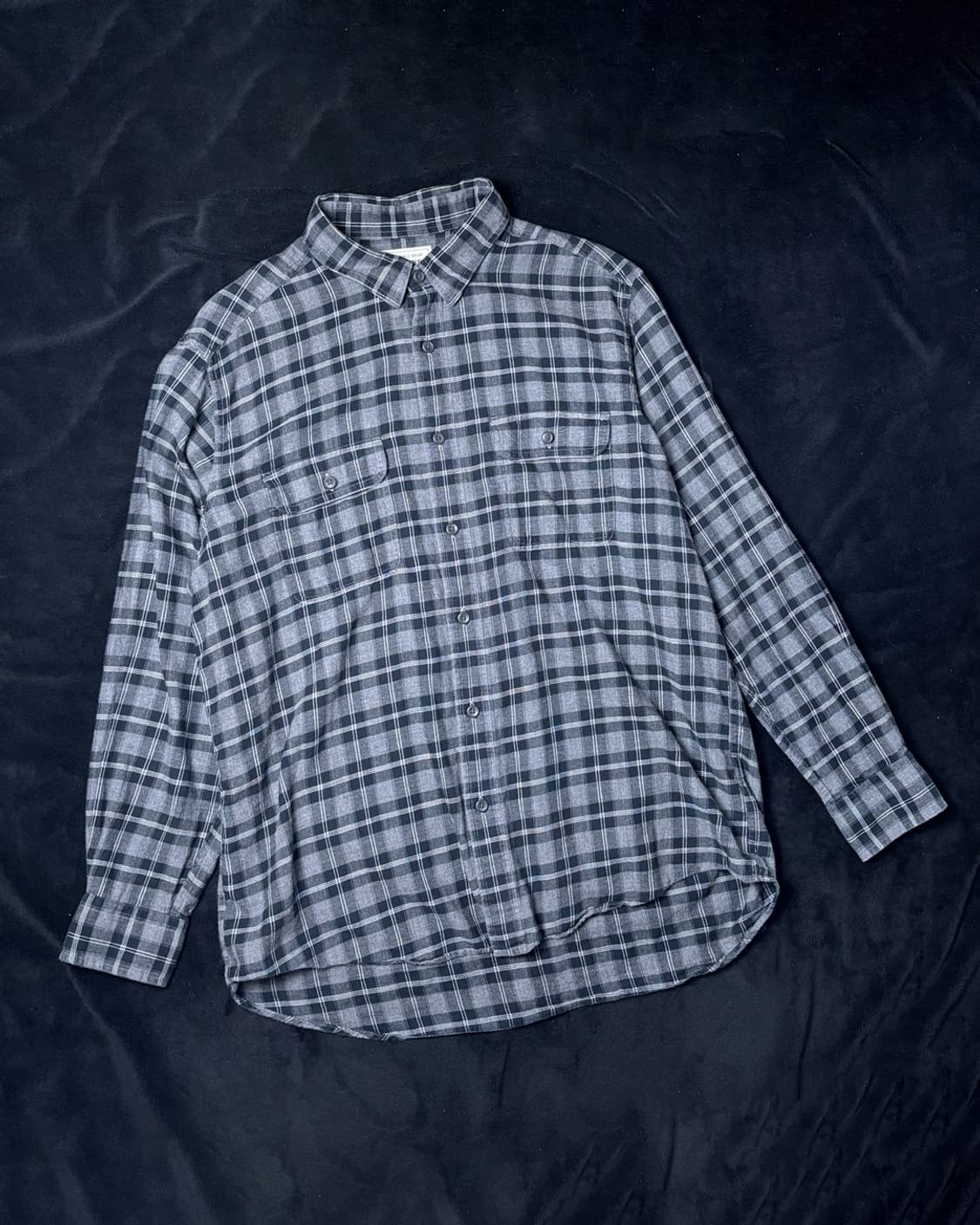 일본빈티지 플란델 체크셔츠 상품이미지1