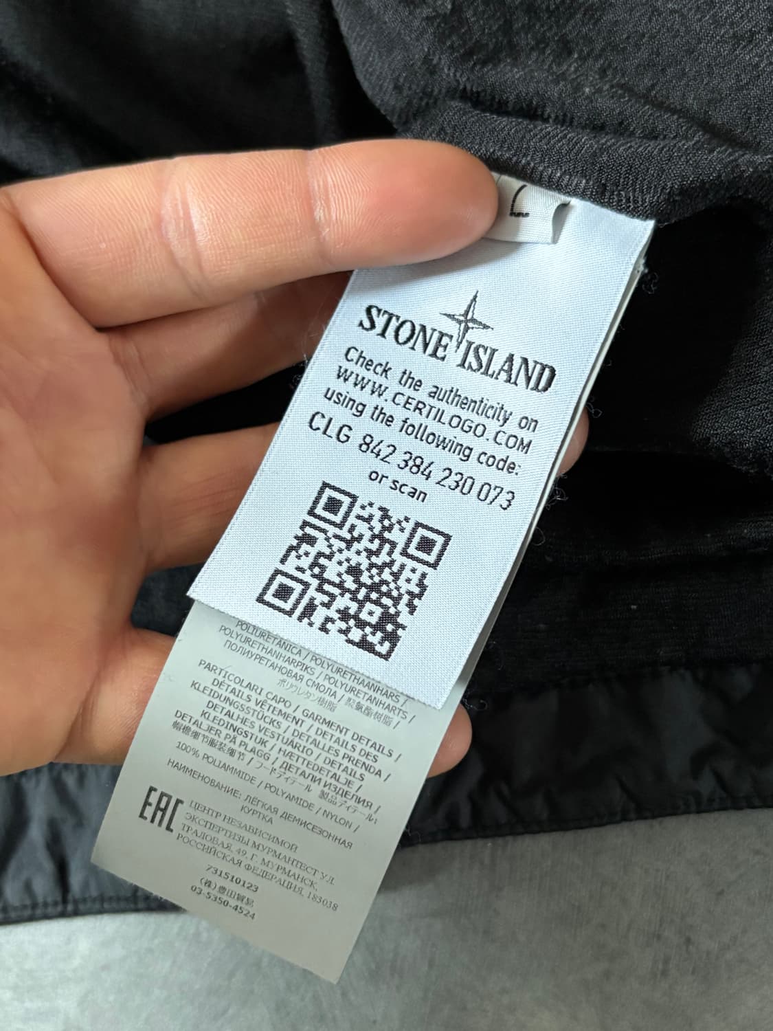 Stone-Island 스톤아일랜드 크링클랩스 와펜 셔츠 자켓  상품이미지6