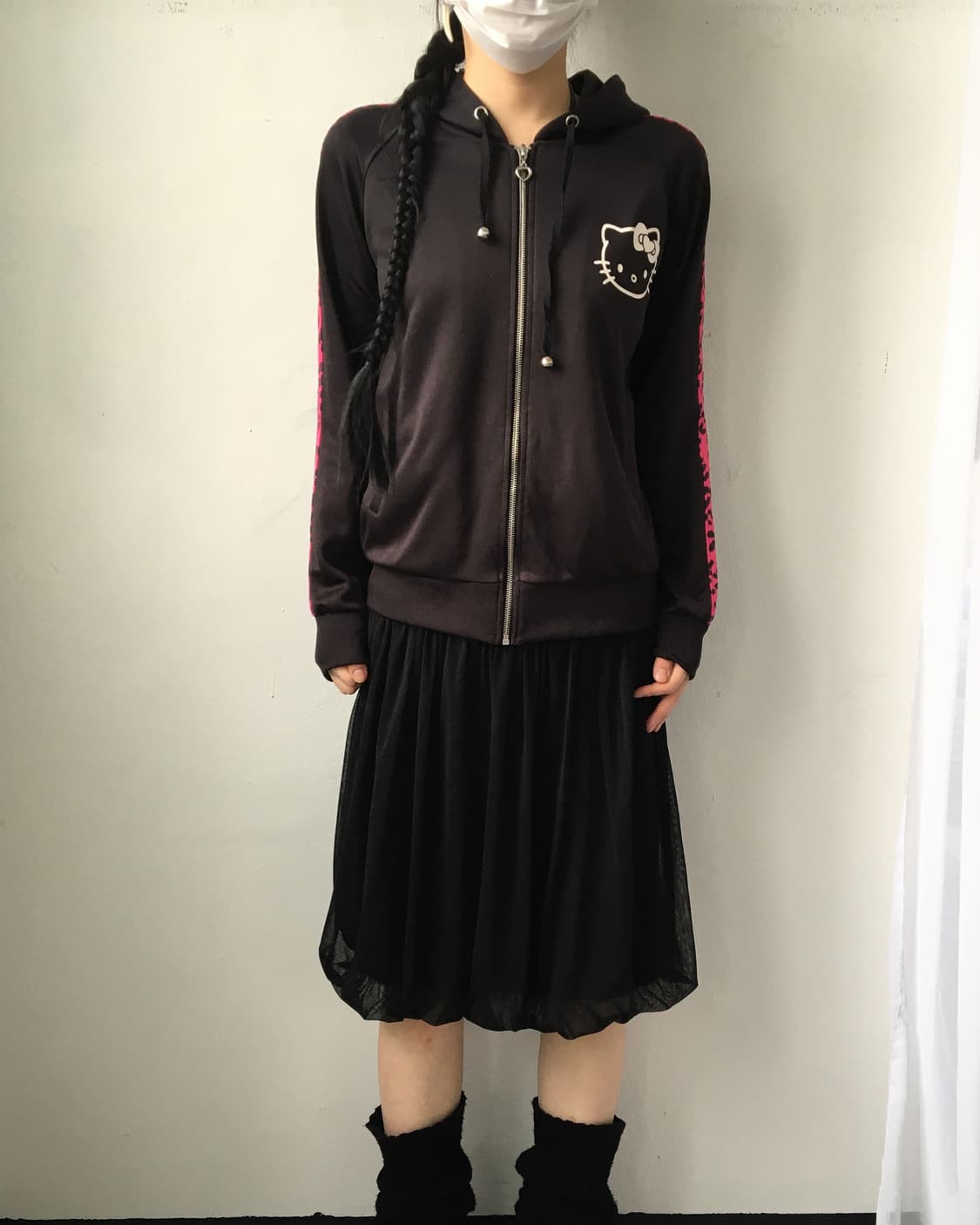 Hello kitty hood zip up 상품이미지1