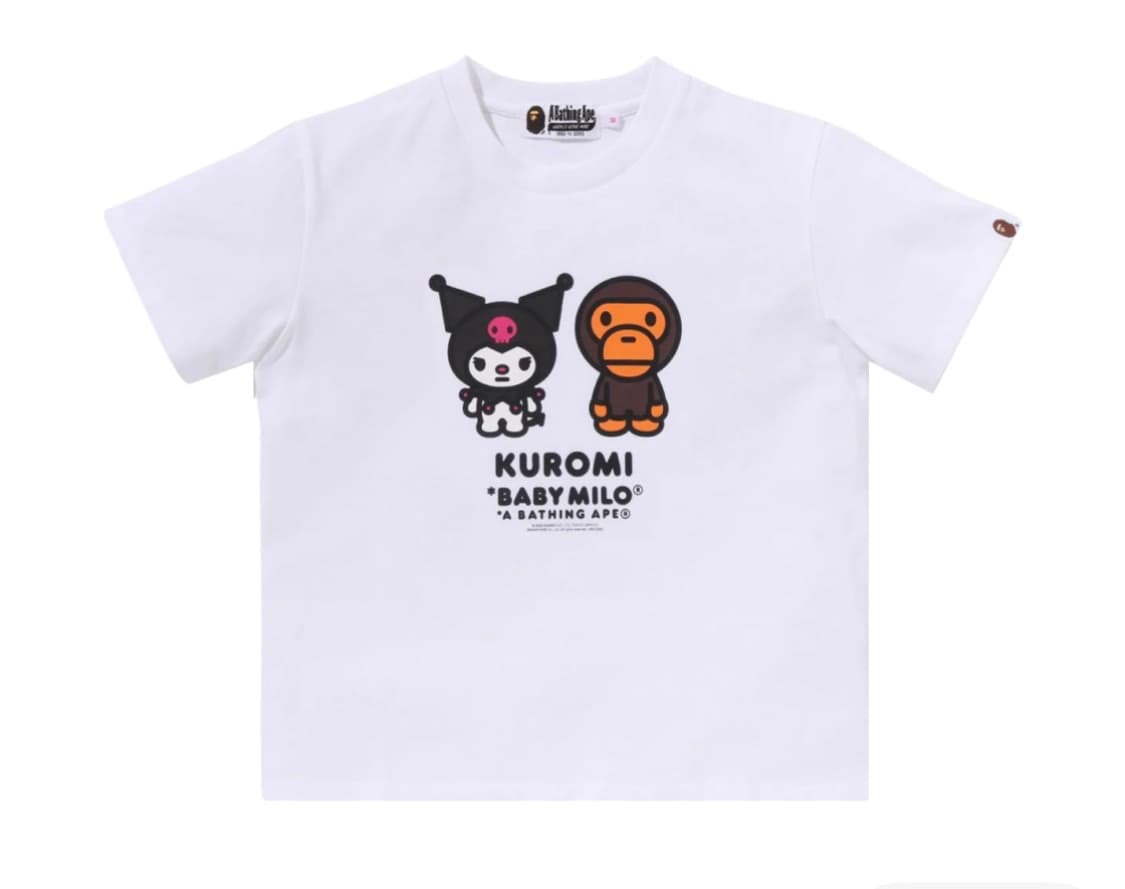 Bape baby milo x Kuromi mini t-shirt S 상품이미지3