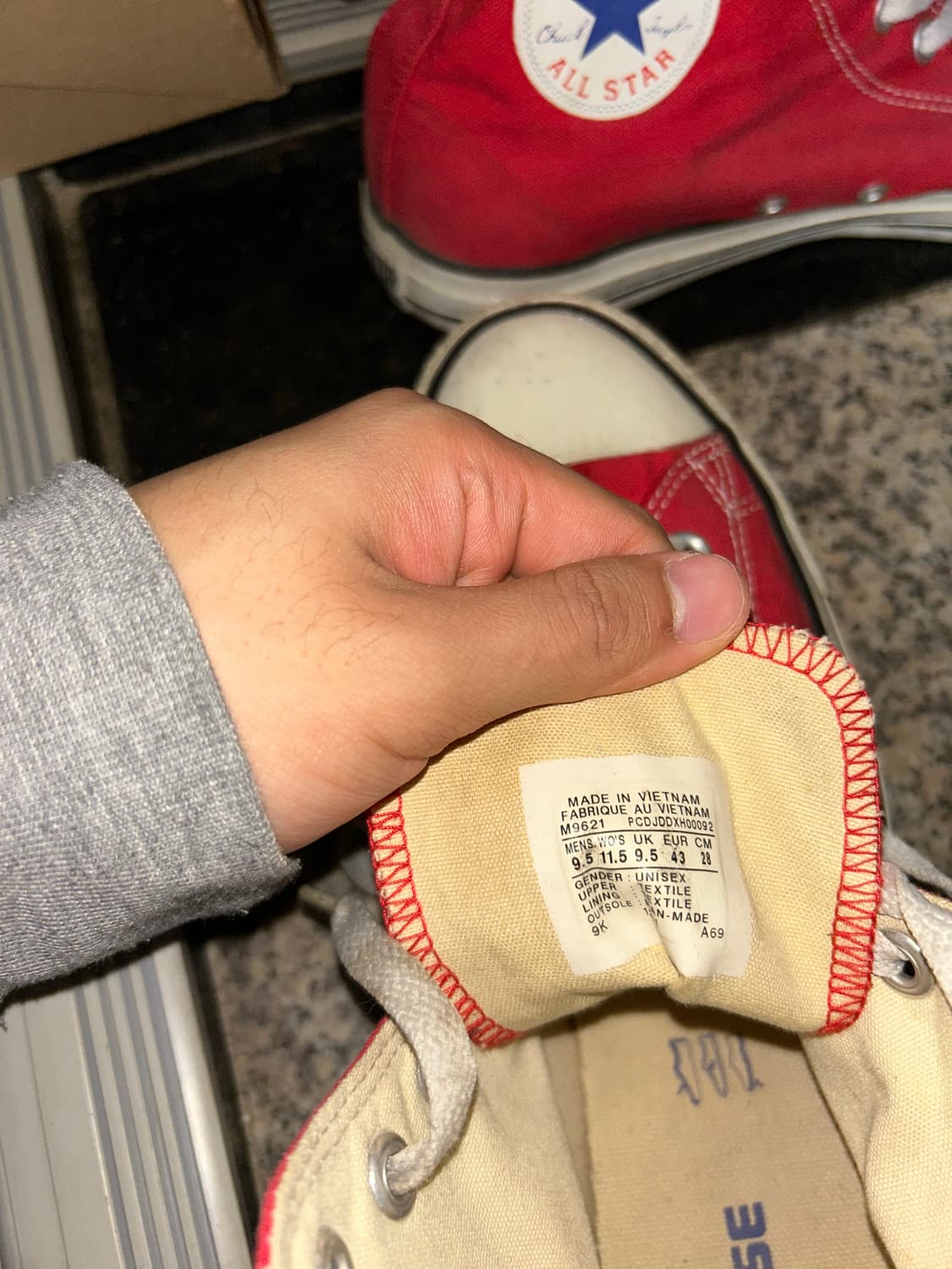 올스타 컨버스 레드 280 사이즈 상품이미지6