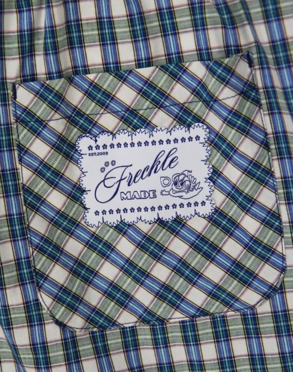 유일매물) 프레클 깅엄 파자마 팬츠 상품이미지2