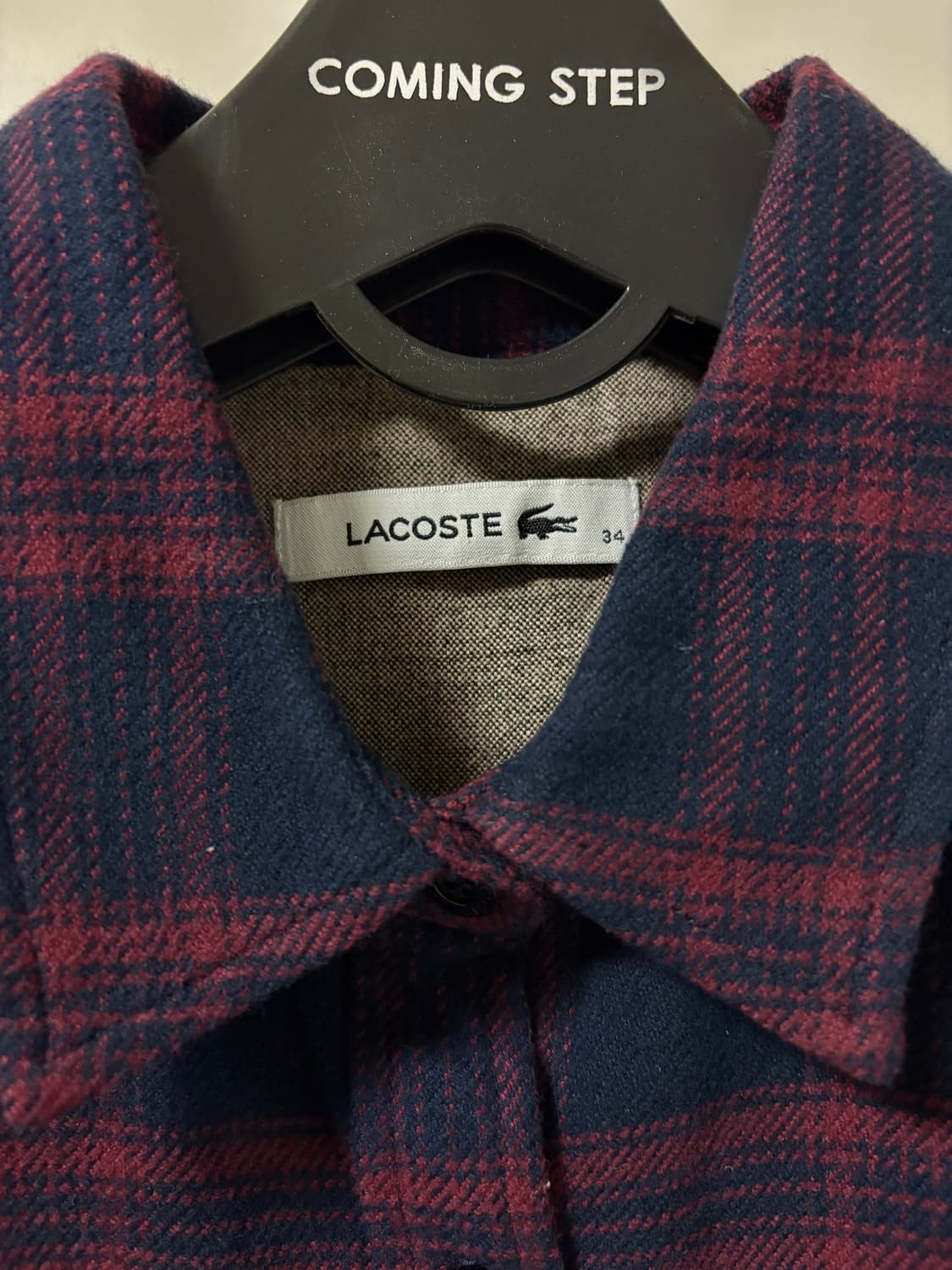 라코스테 기모 체크셔츠 상품이미지4