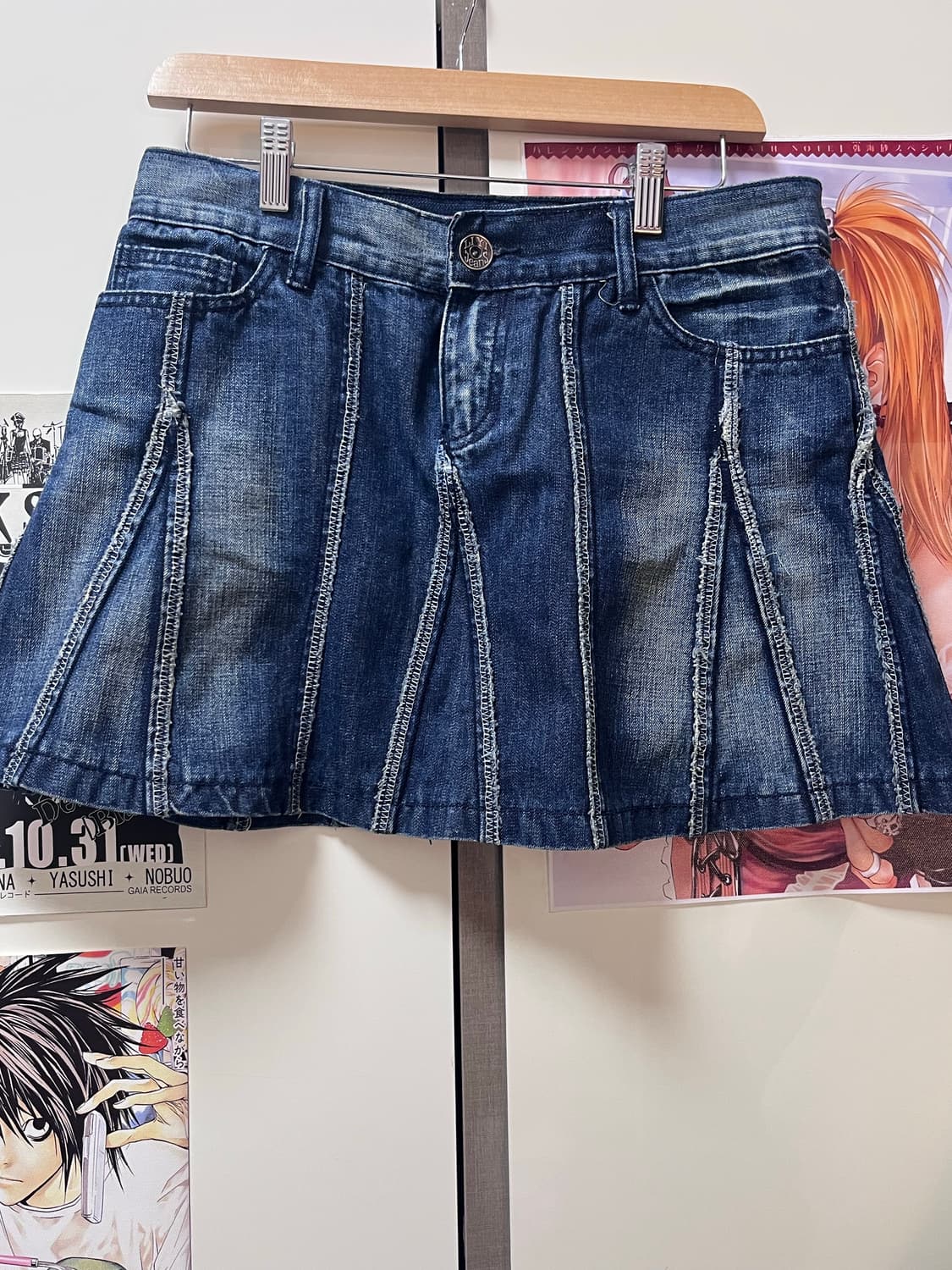 오네갸루 데님 청치마 상품이미지5