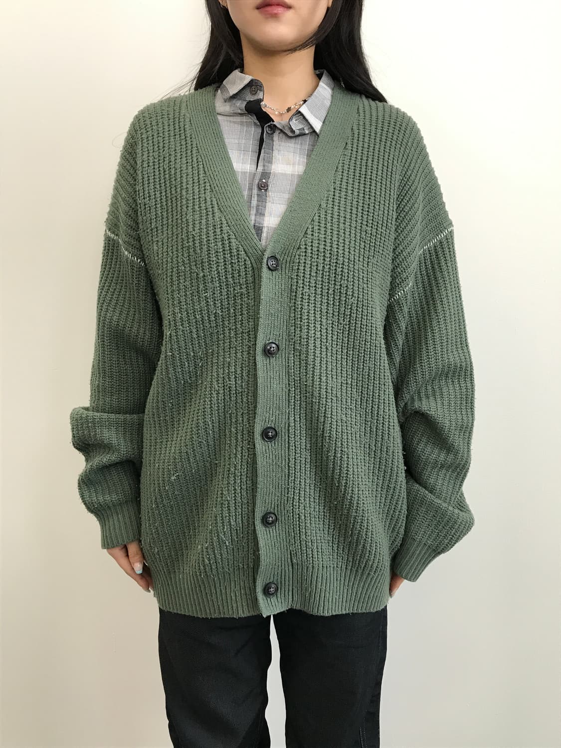 Beams Heart Loose Fit Cardigan 상품이미지2