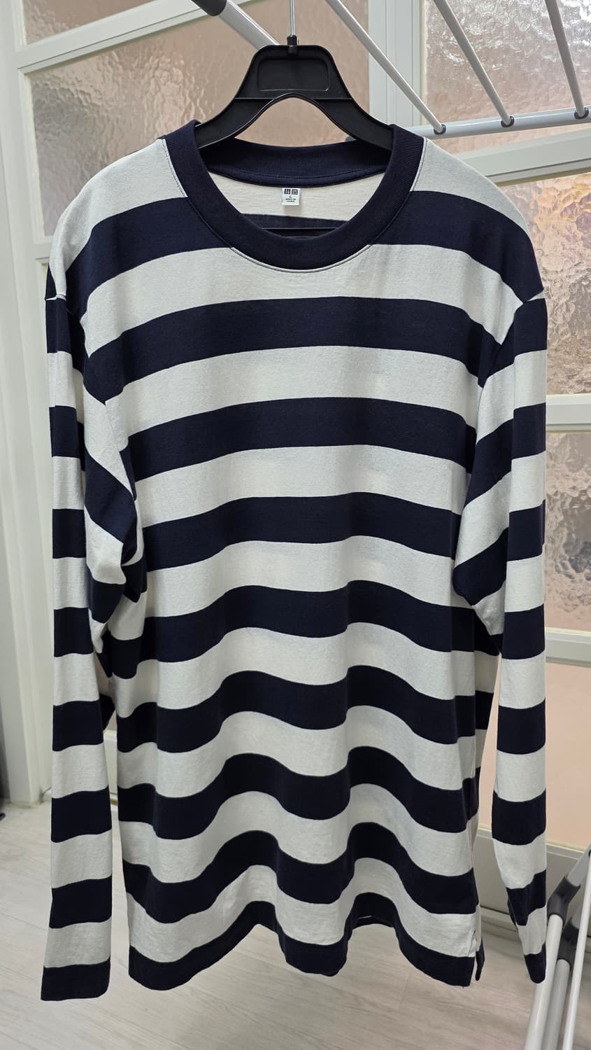 유니클로 스트라이프 롱슬리브 상품이미지1