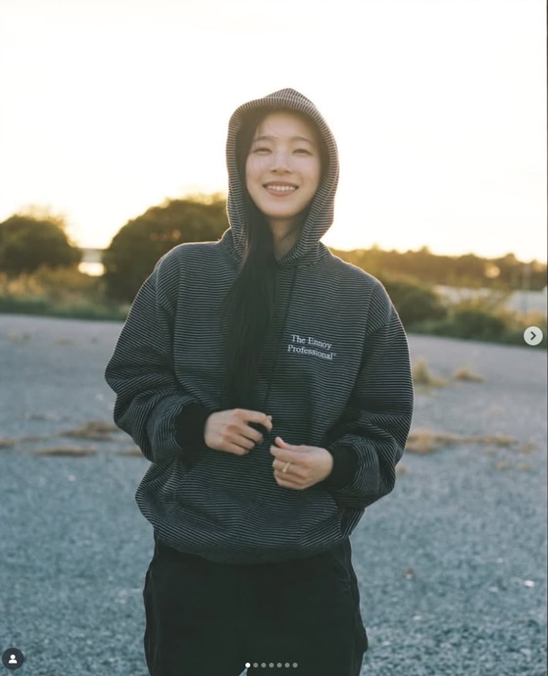 엔노이 ENNOY 24aw Border Hoodie Sweat XL 상품이미지6