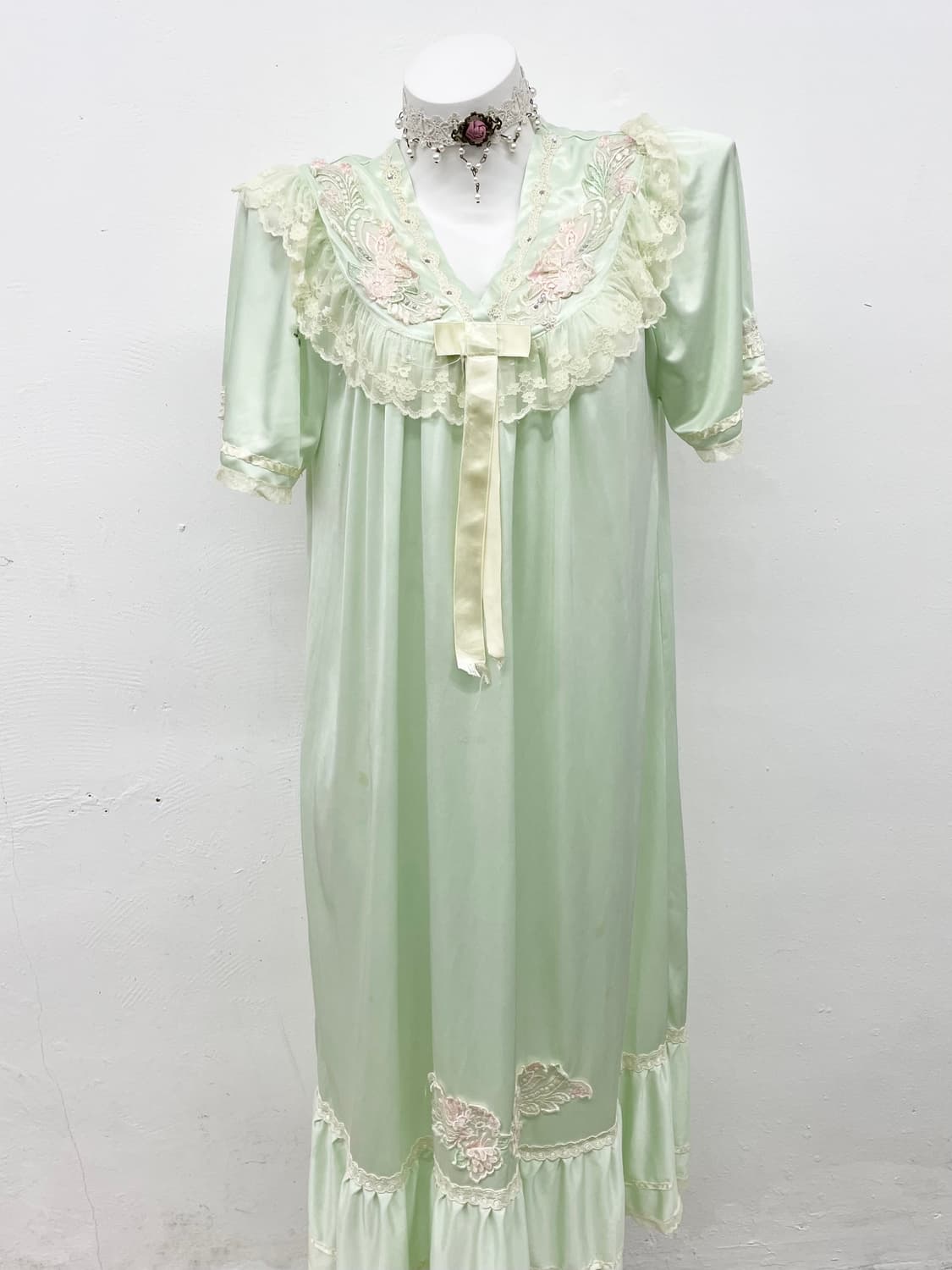 페어리 실키 레이스 자수 원피스 상품이미지2