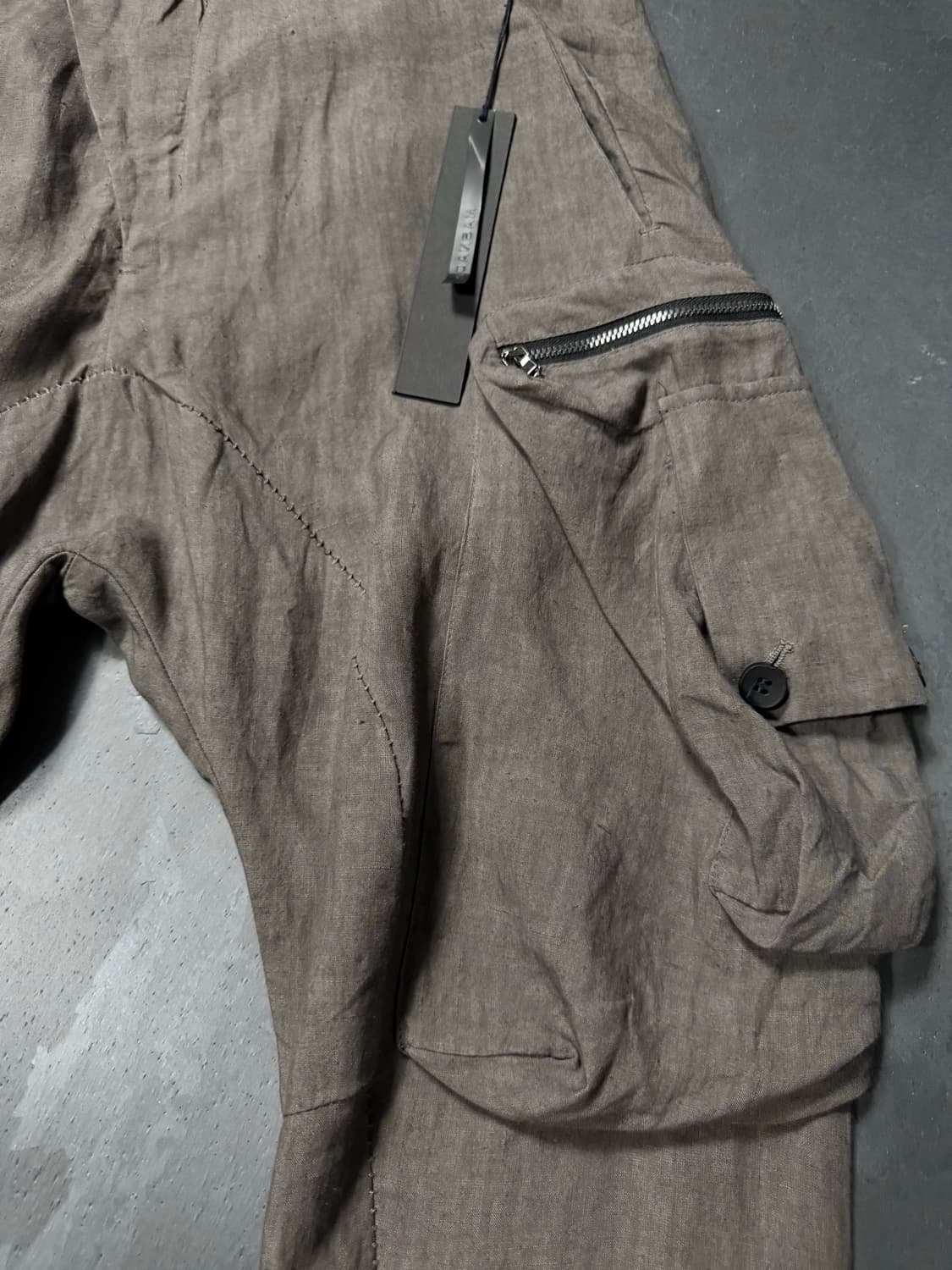 Masnada Linen Cargo Pants   상품이미지5