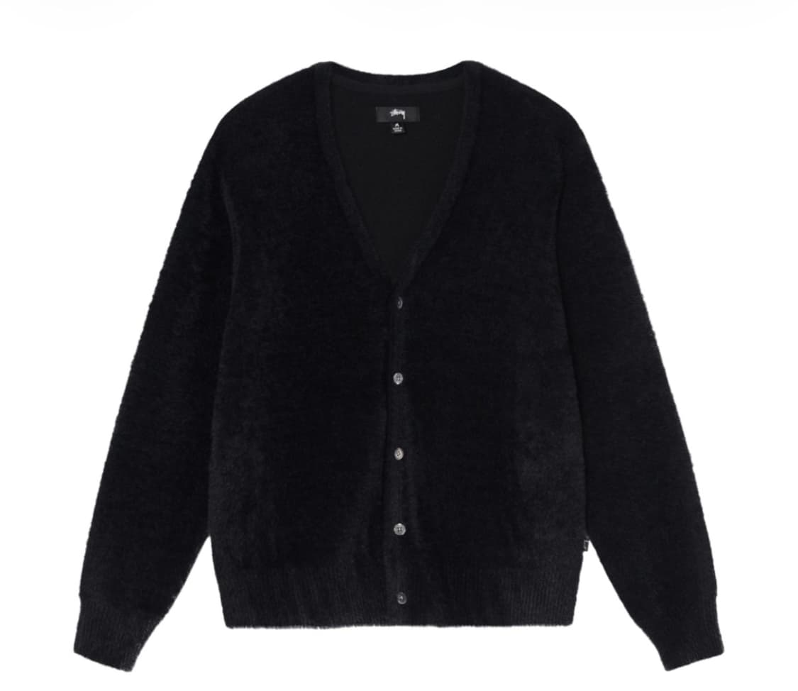 스투시 쉐기 가디건 블랙 L 상품이미지1