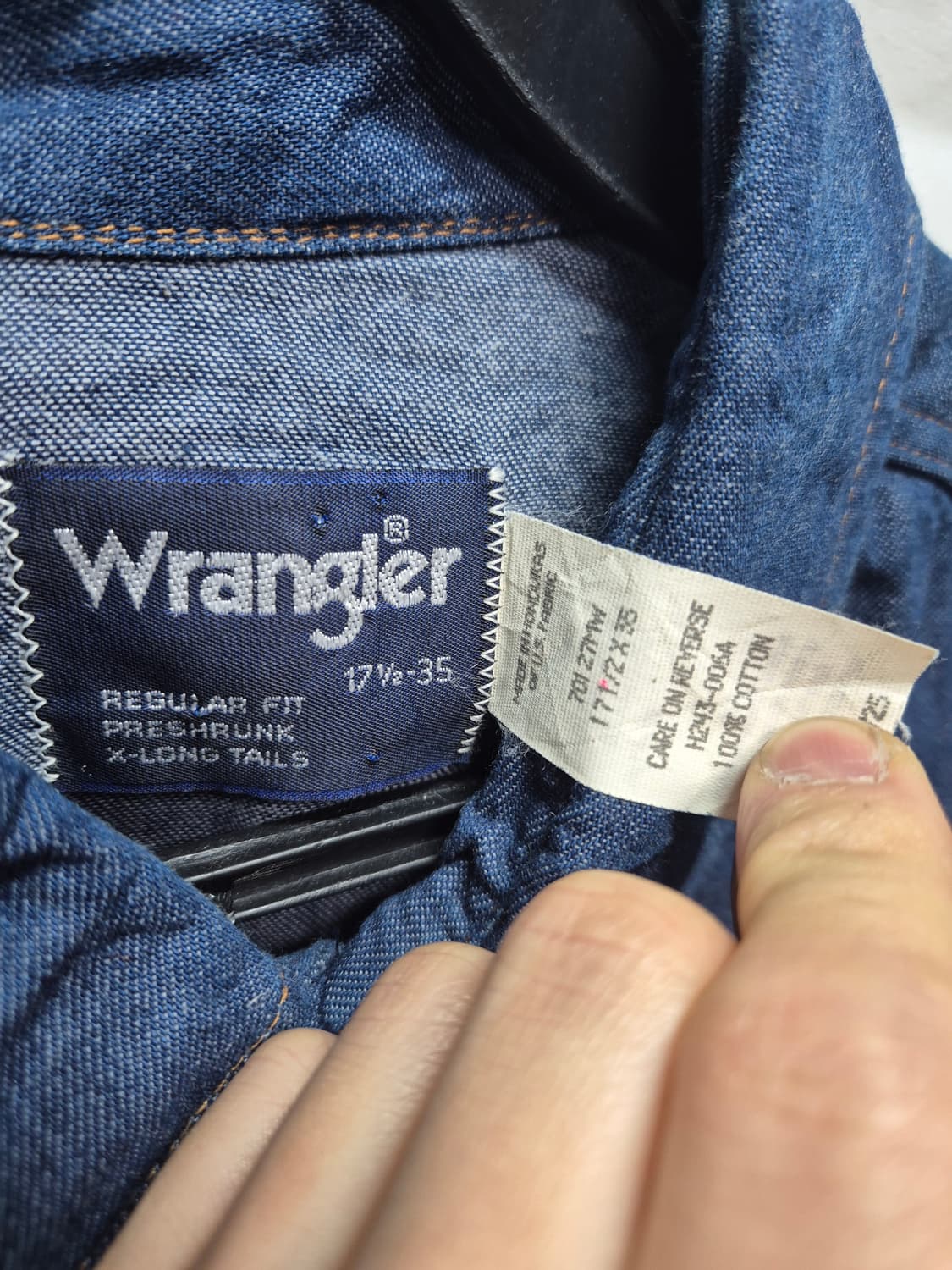 랭글러 웨스턴 데님셔츠 상품이미지4