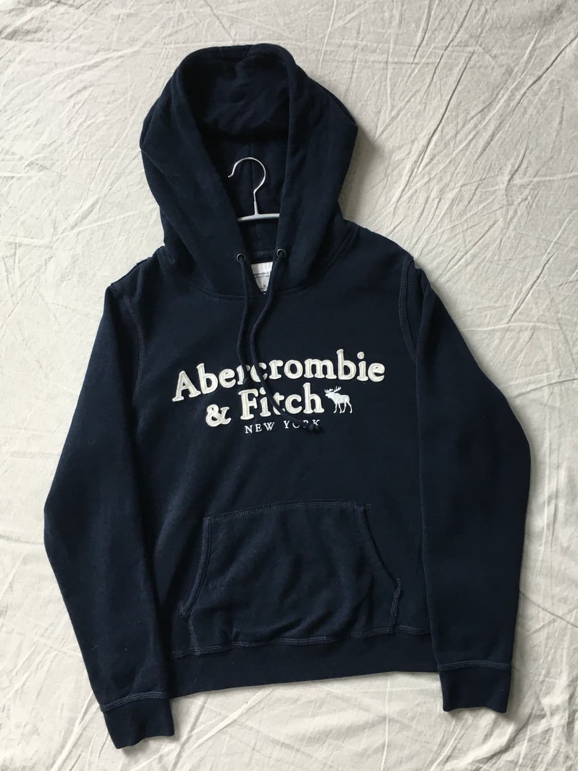 아베크롬비 자수패치 로고 후드티 상품이미지3