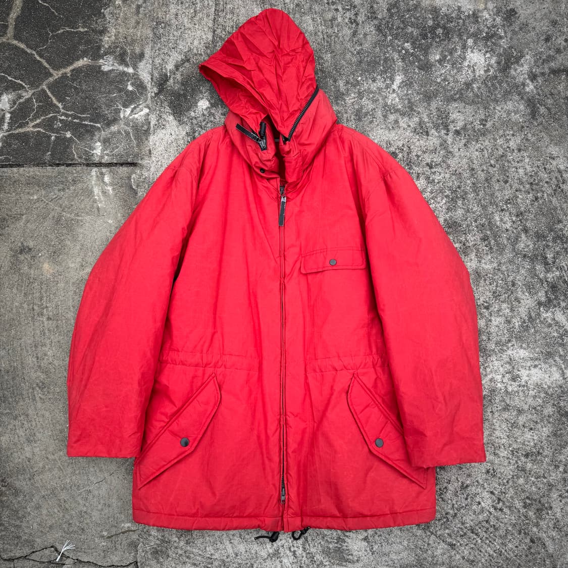 [XXL] 90s Issey Miyake 나일론 다운 파카  상품이미지1