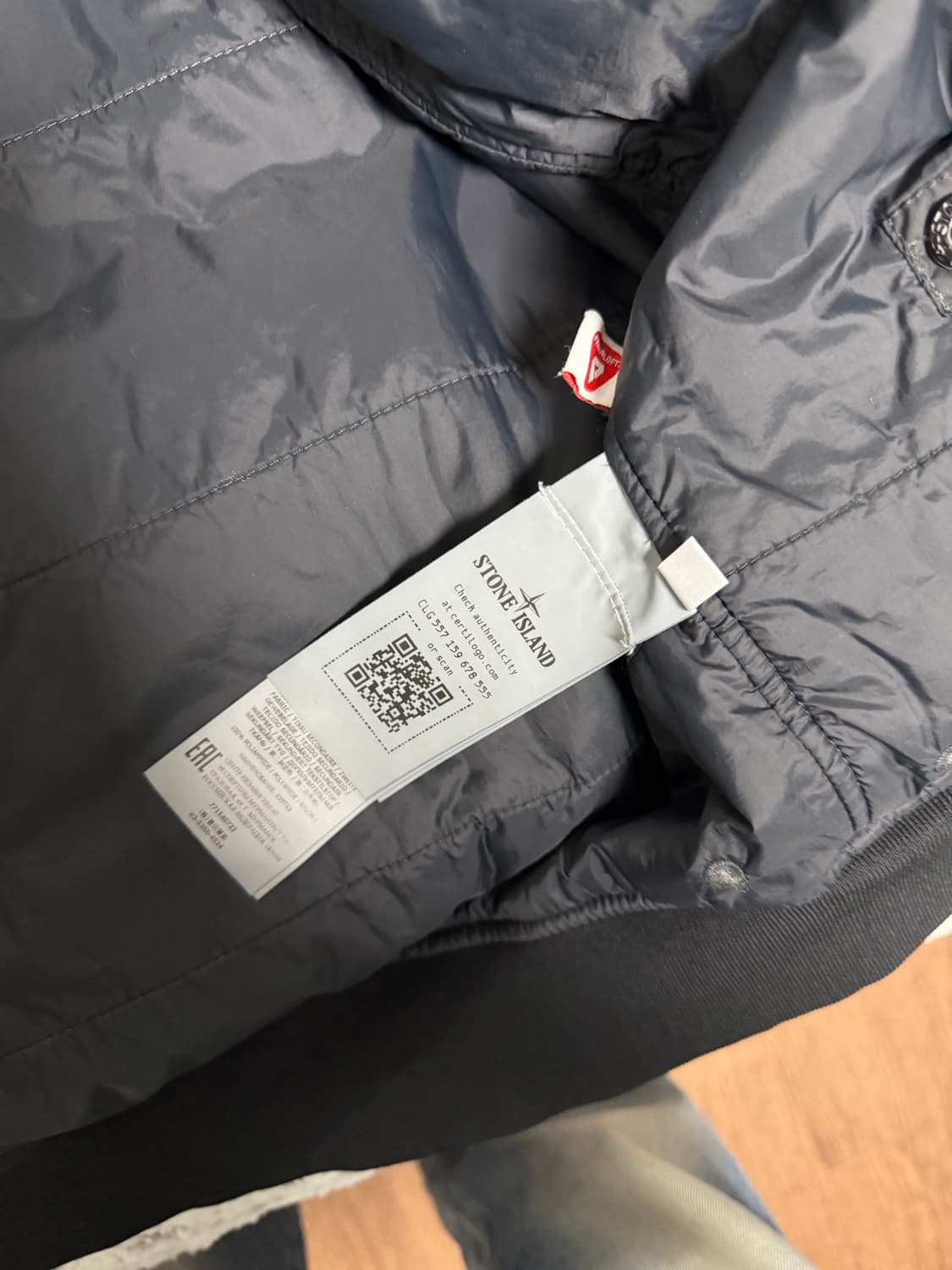 스톤아일랜드 40723 크링클 랩스 후드 다운 자켓 블랙 XL 상품이미지2